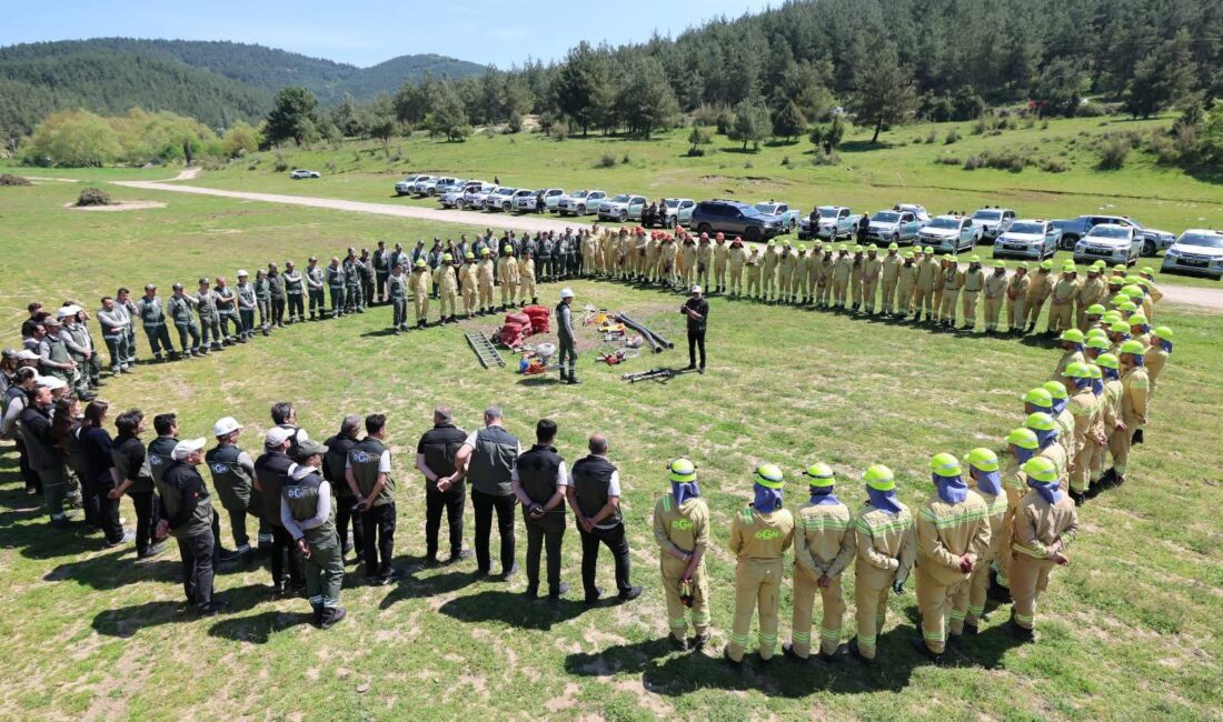 Bursa'da yaz öncesi orman yangınlarıyla mücadele kapsamında gerçekleştirilen kapsamlı tatbikatlar