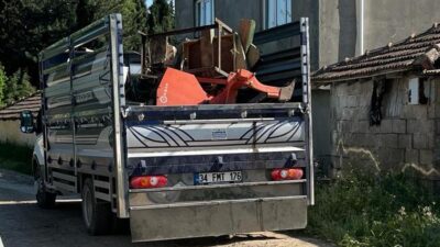 Bursa’nın Orhangazi ilçesine bağlı Ortaköy Mahallesi’nde hurda toplama bahanesiyle mahalleye