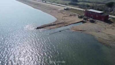 İznik Gölü’nde son yıllarda yaşanan su kaybı bölgede endişe yaratmaya