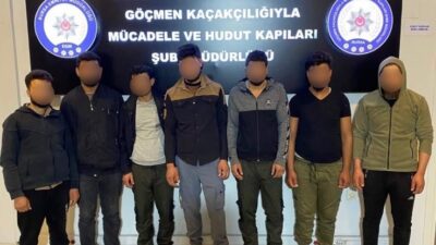 Bursa Emniyet Müdürlüğü ekipleri tarafından düzensiz göçle mücadele kapsamında Mudanya,