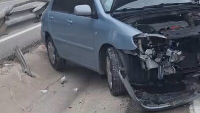 Bursa'nın Orhangazi ilçesi ile Yalova yolu üzerinde meydana gelen trafik