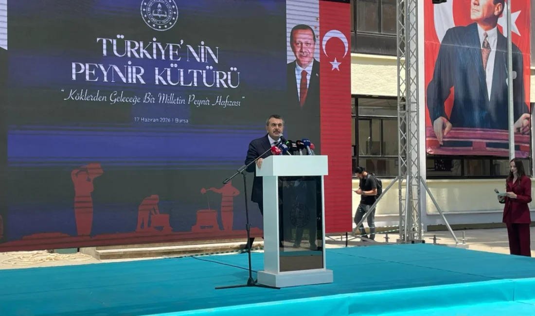 Milli Eğitim Bakanı Yusuf Tekin, Bursa'da düzenlenen "Türkiye'nin Peynir Kültürü: