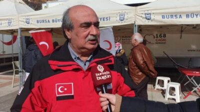 Türk Kızılayı'nın kuruluşunun 158. yılı nedeniyle Kızılay'ın Orhangazi şube başkanı