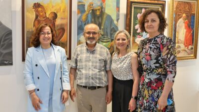 Bursa Kent Konseyi Ressamlar Çalışma Grubu’nun hazırladığı ‘Yaza Merhaba’ resim