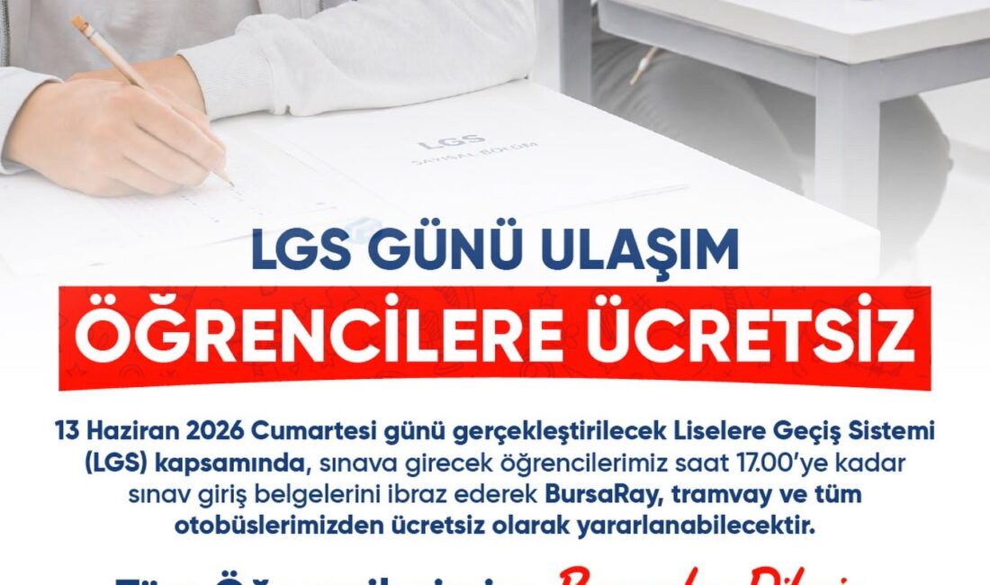 Bursa Büyükşehir Belediyesi Başkan Vekili Şahin Biba, 13 Haziran Cumartesi