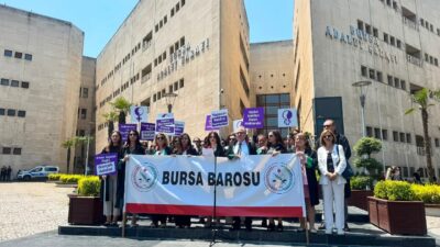 Bursa Barosu Kadın Hakları Merkezi, nafaka kararına ilişkin basın açıklaması