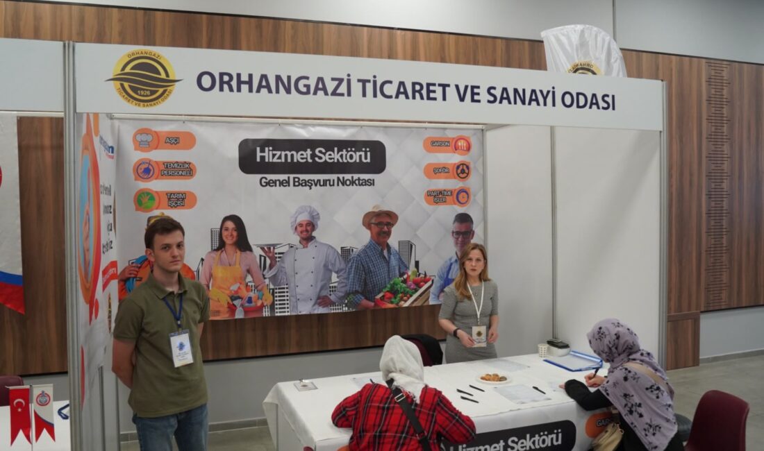 Bursa'nın Orhangazi ilçesinde  iş dünyası ile iş arayanları buluşturmak amacıyla