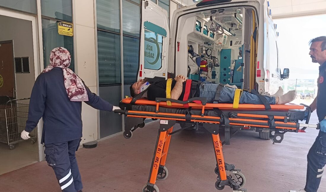 Bursa'nın Orhangazi ilçesinde Göl yolu üzerinde meydana gelen trafik kazasında