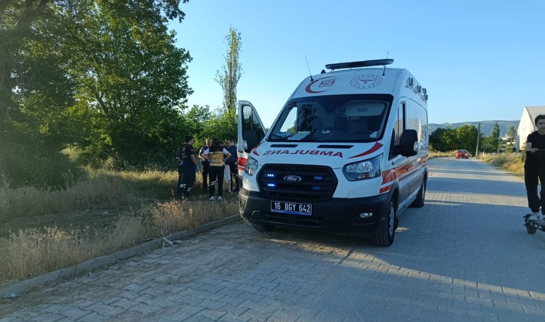 Bursa’nın Orhangazi ilçesinde dere kenarında hareketsiz halde yatan bir şahıs,