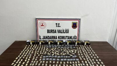 Bursa'nın Osmangazi ilçesinde kaçak tütün ve tütün mamulleri ticaretine yönelik