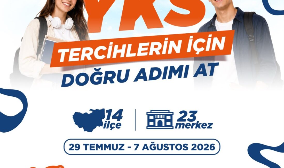 Bursa Büyükşehir Belediyesi, Yükseköğretim Kurumları Sınavı (YKS) sonuçlarının açıklanmasının ardından