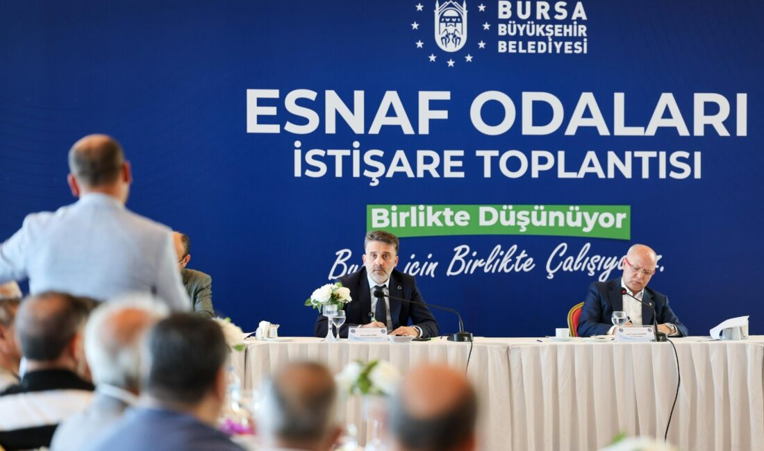 Bursa Büyükşehir Belediyesi Başkan Vekili Şahin Biba, Esnaf Odaları İstişare