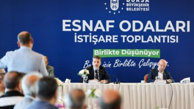 Bursa Büyükşehir Belediyesi Başkan Vekili Şahin Biba, Esnaf Odaları İstişare