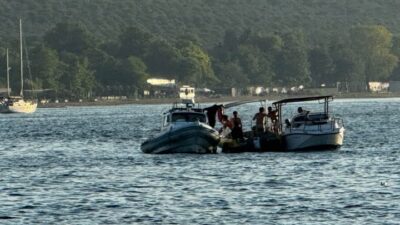 Marmara Denizi'nin Yalova açıklarında meydana gelen deniz kazasında ticari bir