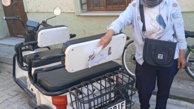 Bursa'nın İznik ilçesinde yaşayan Halise Esen isimli kadın, adına kayıtlı