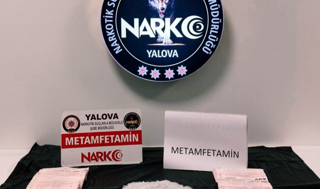 Yalova İl Emniyet Müdürlüğü Narkotik Suçlarla Mücadele Şube Müdürlüğü ekiplerince,