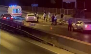  Dün gece saatlerinde Yalova–Bursa yolu Yalova Eski Hastane Kavşağı