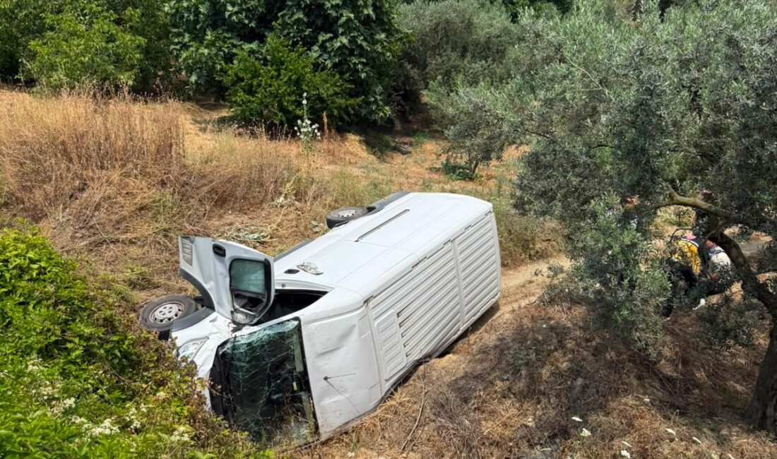 Bursa'da İznik - Yenişehir yolu üzerinde meydana gelen trafik kazasında