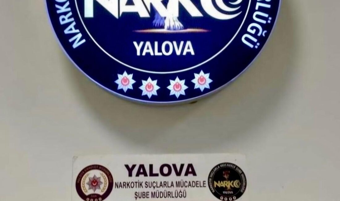 Yalova İl Emniyet Müdürlüğü Narkotik Suçlarla Mücadele Şube Müdürlüğü ekipleri,