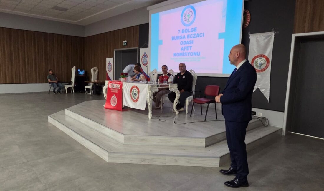 Bursa Eczacı Odası'nın, olası deprem ve afetlerde ilaç temininde yaşanabilecek