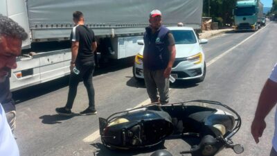 Bursa'da, Orhangazi - İznik yolu üzerinde meydana gelen trafik kazasında