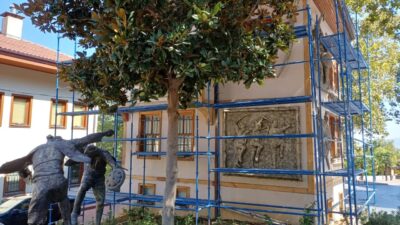 Bursa'nın Yıldırım ilçesinde Setbaşı'nda bulunan Kılıç Kalkan Evi, gerçekleştirilecek güçlendirme