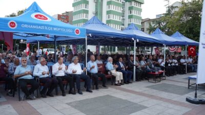 Bursa’nın Orhangazi ilçesinde, Mevlid-i Nebi haftası dolayısıyla ilçe müftülüğü tarafından