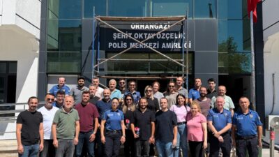 Bursa'nın Orhangazi ilçesinde uzun yıllardır İlçe Emniyet Müdürlüğü'nde görev yapan
