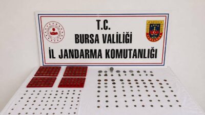 Bursa’nın Nilüfer ilçesinde jandarma ekipleri tarafından düzenlenen “Anadolu Mirası Operasyonu”