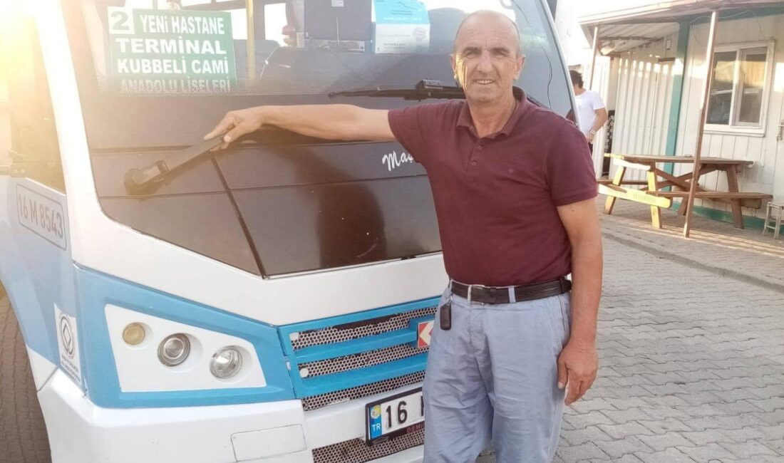 Bursa Orhangazi’de yarım asrı aşkın süredir minibüsçülük yapan ve son