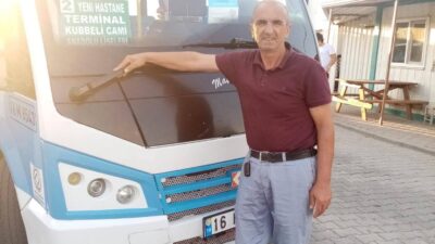 Bursa Orhangazi’de yarım asrı aşkın süredir minibüsçülük yapan ve son