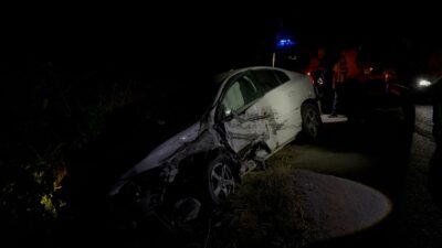 Bursa'da, Orhangazi - İznik yolunda meydana gelen trafik kazasında karşı