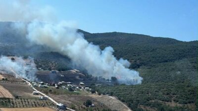 Bursa’nın Yenişehir ilçesine bağlı Fethiye Mahallesi’nde çıkan yangın, ekiplerin yaklaşık