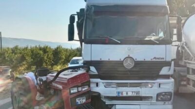 Bursa’da Orhangazi-İznik yolu üzerinde meydana gelen trafik kazasında büyük bir