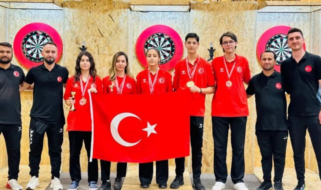 Avusturya'da düzenlenen Uluslararası Dart Open Turnuvası'nda Türkiye Milli Dart Takımı