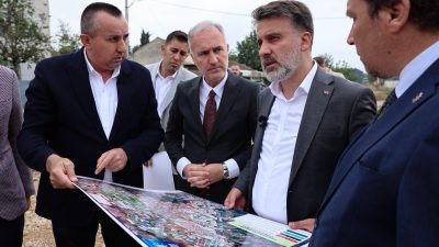 Bursa Büyükşehir Belediye Başkan Vekili Şahin Biba, İnegöl’de 105 Ada