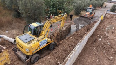 Bursa Büyükşehir Belediyesi, Mudanya’nın Bademli ve Çağrışan mahallelerinde 1,6 kilometrelik