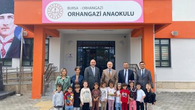 İlçe protokolü, Orhangazi Anaokulu ile Orhangazi Mesleki ve Teknik Anadolu