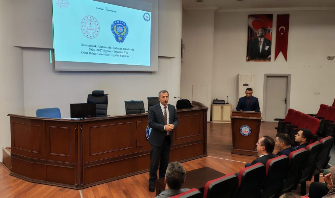 Orhangazi’de eğitim kurumlarında güvenli ortamların sağlanması amacıyla kapsamlı bir bilgilendirme