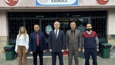 Orhangazi Kaymakamı Zafer Karamehmetoğlu ve İlçe Milli Eğitim Müdürü Erol