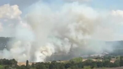Bursa’nın Keles ilçesine bağlı Baraklı Mahallesi Çatak mevkiinde sabah saatlerinde