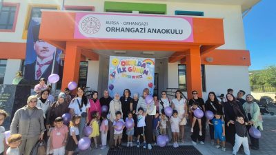 Bursa’nın Orhangazi ilçesinde yapımı tamamlanan yeni Orhangazi Anaokulu, 2026-2027 eğitim