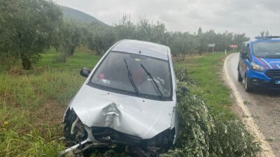 Bursa’nın Orhangazi ile İznik ilçelerini birbirine bağlayan Güney Yolu’nda yağış