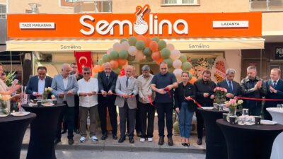 İlçede yenilikçi konseptiyle dikkat çeken Semolina, düzenlenen açılış töreniyle hizmete