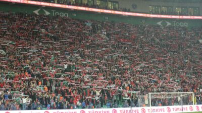 Bursa’da oynanan UEFA Uluslar A Ligi karşılaşmasında A Millî Futbol