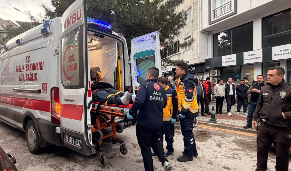 Orhangazi’de aynı yönde seyreden iki motosikletin çarpışması sonucu meydana gelen