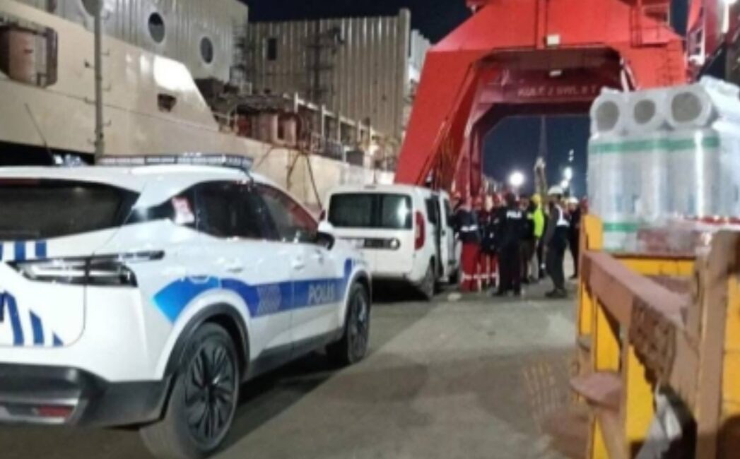 Yalova’nın Altınova ilçesinde faaliyet gösteren bir tersanede meydana gelen iş