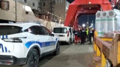 Yalova’nın Altınova ilçesinde faaliyet gösteren bir tersanede meydana gelen iş