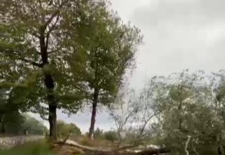 Bursa’nın Orhangazi ilçesinde gün boyunca etkili olan sağanak yağış ve