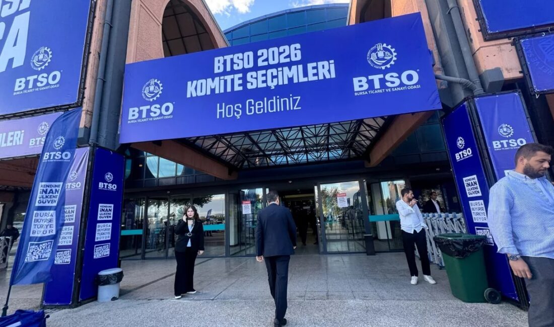 Bursa Ticaret ve Sanayi Odası'nın (BTSO) komite seçimleri bugün 09.00-17.00